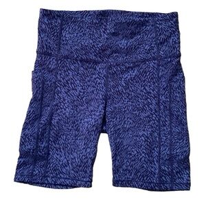 Athleta Ultimate Stash II Textured 7” Shorts Athletic Biker Medium